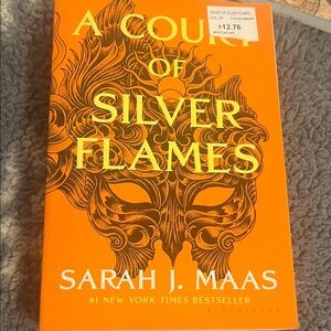 A Court of Silver Flames by Sarah J. Maas - Orange Cover